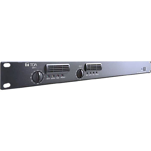 TOA DA-250DH 2-Channel Power Amplifier, 250 Watts x 2 at 70 Volts