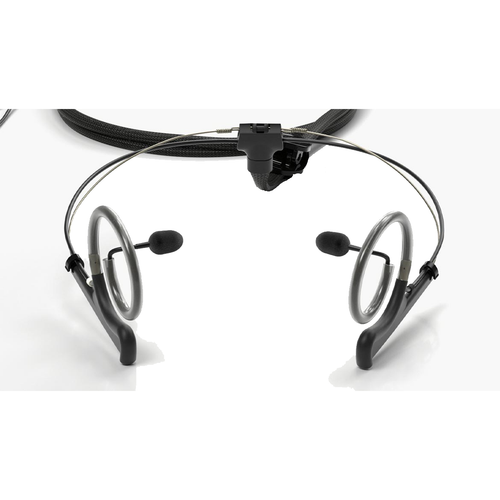 DPA 4560-OC-B-B00 CORE 4560 Binaural Headset, Normal SPL, Black