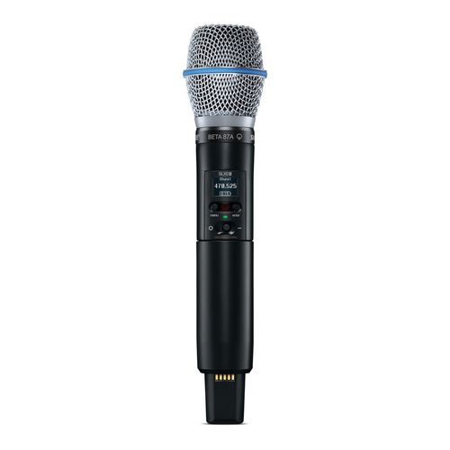 Shure SLXD2/B87A Handheld Transmitter with BETA 87A Capsule