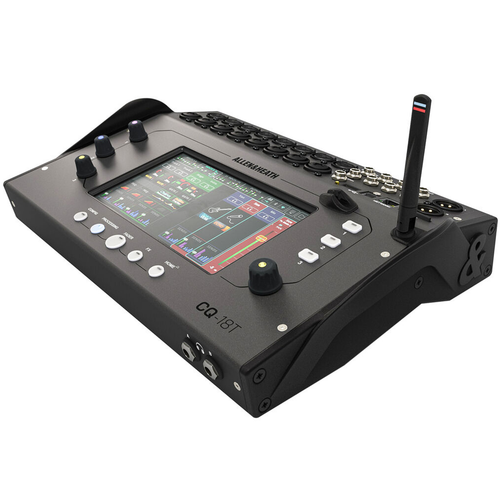 Allen & Heath CQ18T Compact Digital Mixer with 16 Mic/Line Inputs, 7" Touchscreen