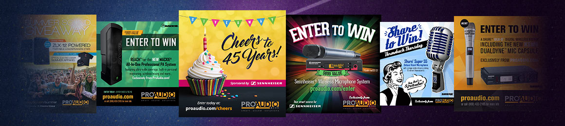 ProAudio.com Giveaway Hall of Fame