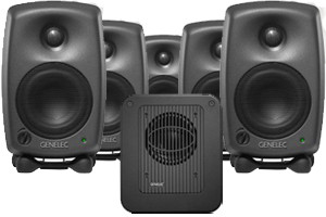 Genelec 8020.LSE ESPRESSO Active 2.1 Studio Monitor Package