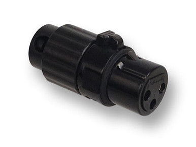 Switchcraft AAA3MBLP Low-profile Angled Male XLR Connector - Black