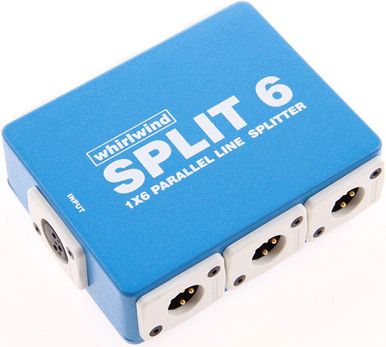 Whirlwind SPLIT 6 Splitter - Line level, 1 XLRF in, 6 XLRM parallel