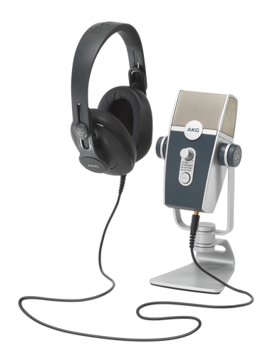 AKG Lyra USB Microphone and K371 Headphones 
