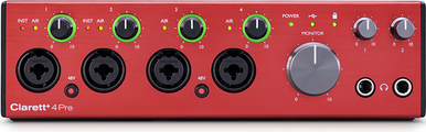 DTM・DAW Focusrite Scarlett Clarett 4Pre Clarett+ 4Pre | Focusrite