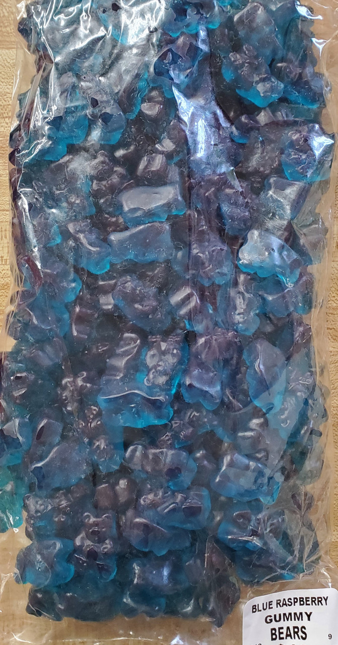 Blue Raspberry Gummy Bears - Pearls Candy & Nuts