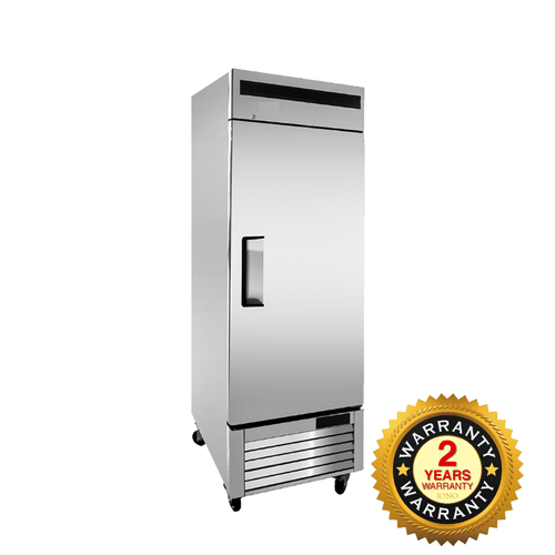 Commercial Upright Freezers - One Door Stainless Steel / Solid Door Freezer - 597 Litre