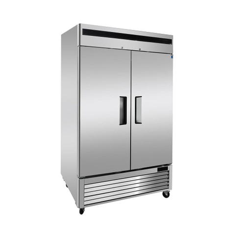 Commercial Upright Freezer - Two Door Stainless Steel Solid Door bakery Freezer - 1335 Litre