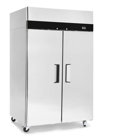 Commercial Upright Freezers - Two Door Stainless Steel Freezer