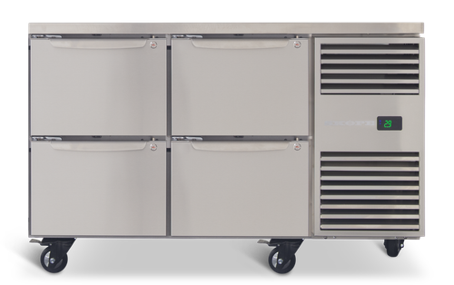 ProSpec 2 Bay GN 1/1 Underbench Storage Fridge