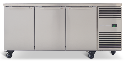 ProSpec 3 Bay GN 1/1 Underbench Storage Fridge