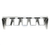 K/K Full Stainless-Steel Solid Wall shelf with 1/6 GN pan rack 1500mm L x 300mm D x 200mm H