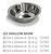K/K stainless steel shallow basin 220mm- sauce / condiment bowl