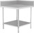 Corner Bench with Splash Wall & Undershelf
