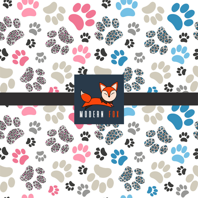 Paws (PW6) - Modern Fox Fabrics