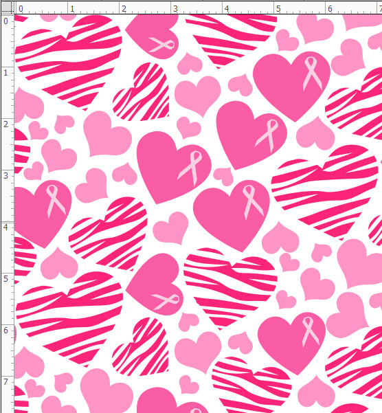 Breast Cancer Awareness, Pink Ribbon (BCA10) - Modern Fox Fabrics