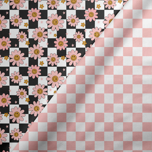 Pink Retro Checker (SMLF7A)