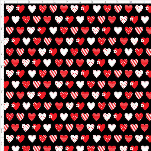 VAL166 - Red Valentines Hearts