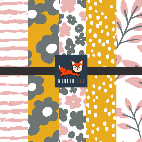 FLW346 - Pink and Yellow Floral