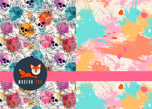 Flower Skull Halloween (HAL145)