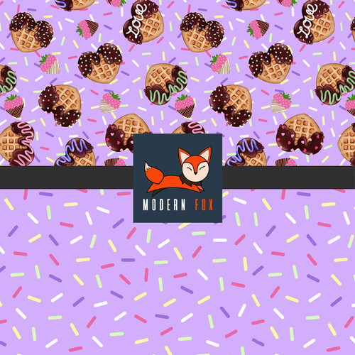 Chocolate Waffle Heart (VAL140)