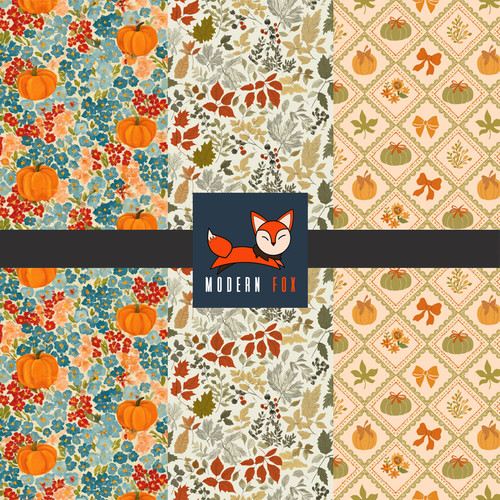 FAL98 - Autumn Flower Pumpkins