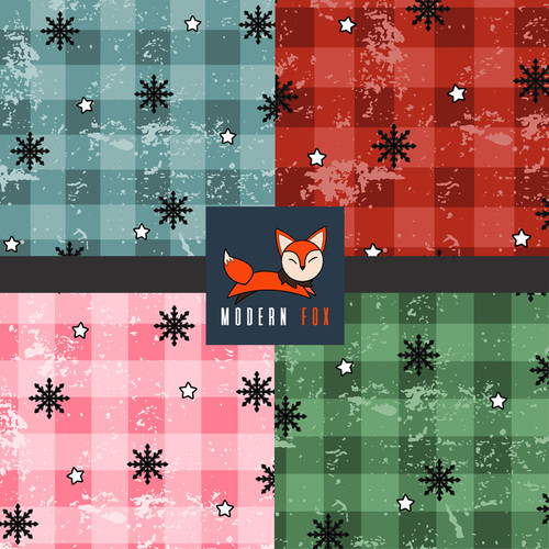 WNT420 - Christmas Snowflake Plaids WNT420 - Christmas Snowflake Plaids
