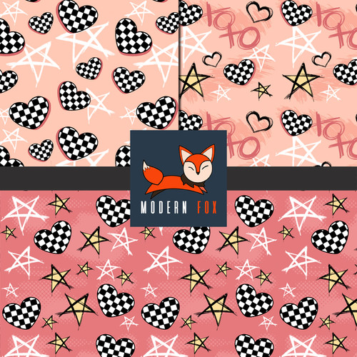 VAL231-Racing Flag Valentines Heart