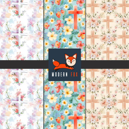 ET171 - Floral with Crosses