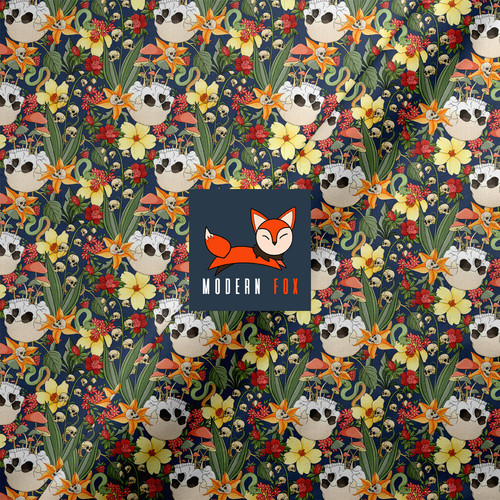 HAL315 - Skull and Flower Garden