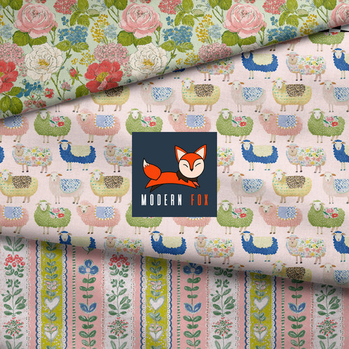 SHEP4 - Adorable Sheep and Flowers