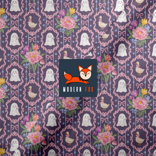 HAL331 - Cute Halloween Ghost Duck