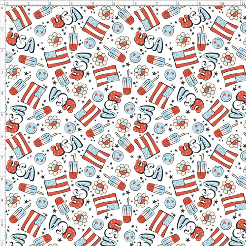 4th of July Popsicles (ID67)