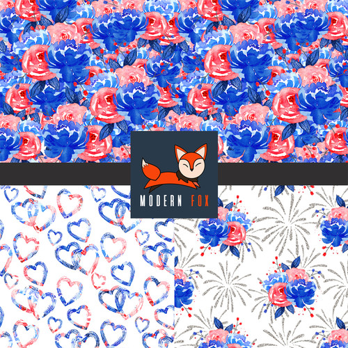 4th July Red White and Blue (ID80)