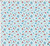 ID96 - RED and BLUE, Retro Floral Fourth July