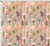 EMB2 - Please read before ordering this print--This pattern is a PRINTED Crochet Fabric, NOT Actual Crochet Fabric, NO Texture. Embroidered Blush Spring Florals