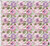 EMB3 - Coquette Crochet Pink Bow. Please read before ordering this print--This pattern is a PRINTED Crochet Fabric, NOT Actual Crochet Fabric, NO Texture.
