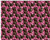 VAL205 - Pink Heart Fabric (Printed to Simulate 3D, Not Actual 3D)