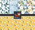FLW386 - Bee stripes and pollinating flowers