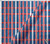 ID122 - Preppy Coquette Red White and Blue Bows