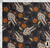HAL310 - Halloween Floral, Skulls, Bats, Spiderwebs, Pumpkins