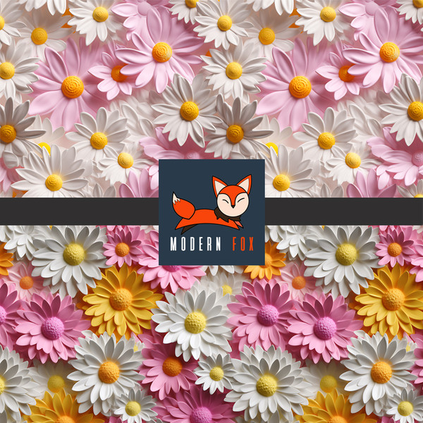 Printed 3D Pink Daisy Flowers (FLW260)