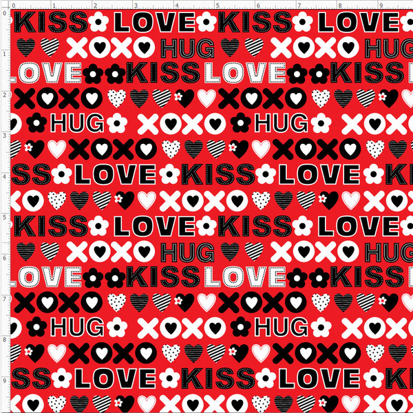 VAL165 - Red Valentines XOXO