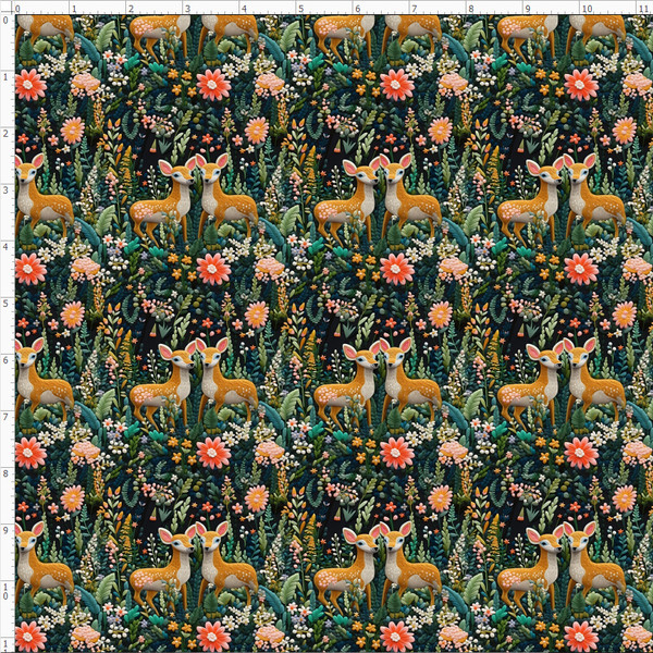 RND4 - Woodland Reindeer Forest (Printed to Simulate 3D, Not Actual 3D)