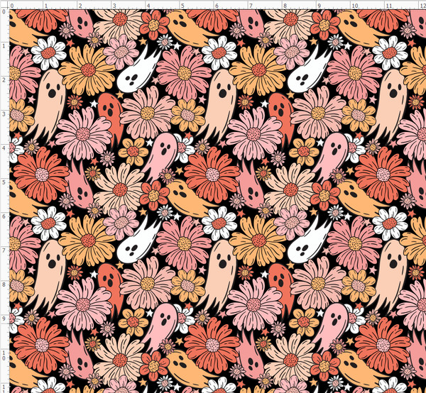 HAL255 - Halloween Ghost Flower