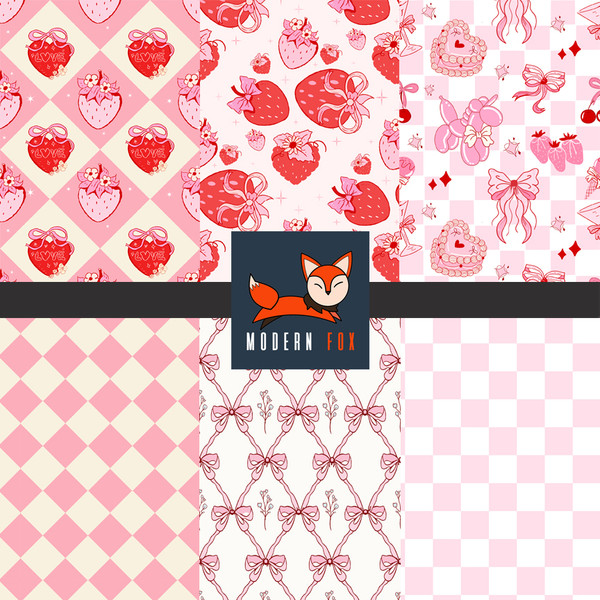 SB12 - Pink Coquette Bow Strawberry