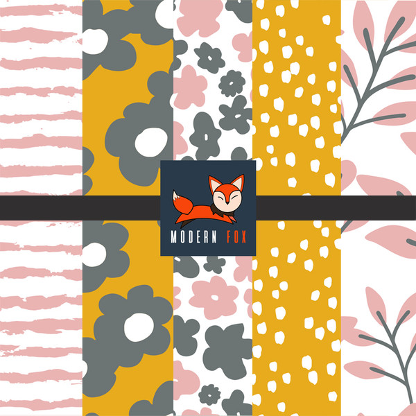 FLW346 - Pink and Yellow Floral