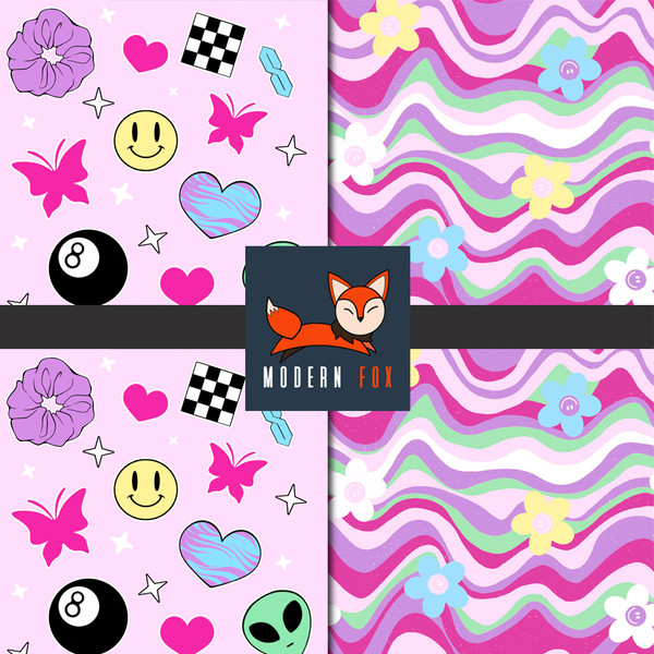 RET9 - Retro, Y2K, Girlypop, Scrunchies