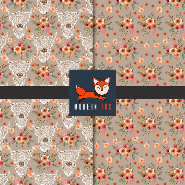 CW24 - Floral Buffalo